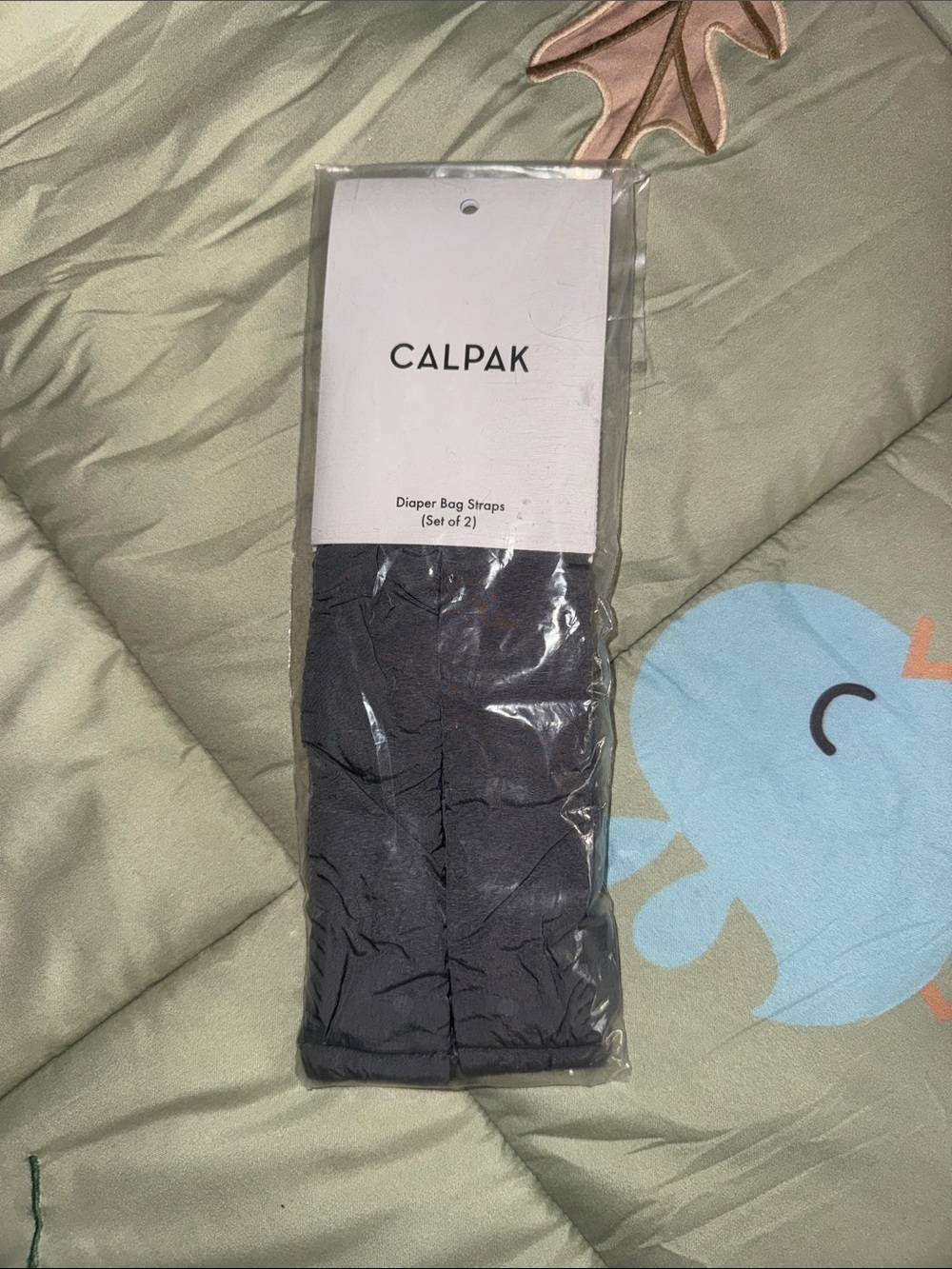 Calpak Gray Diaper Bag Stroller Straps Straps (Set of 2)